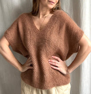 Fungus Slipover V - neck by Refined Knitwear, knitting pattern Knitting patterns Refined Knitwear