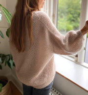 Fungus Sweater V - neck by Refined Knitwear, knitting pattern Knitting patterns Refined Knitwear