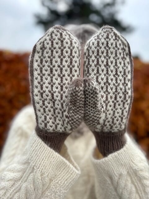 Gaby Mittens | Winter flowers | Inge-Lis Holst & Önling
