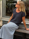 Gry Top by Katrine Hannibal, No 21 knitting kit Knitting kits Önling - Katrine Hannibal