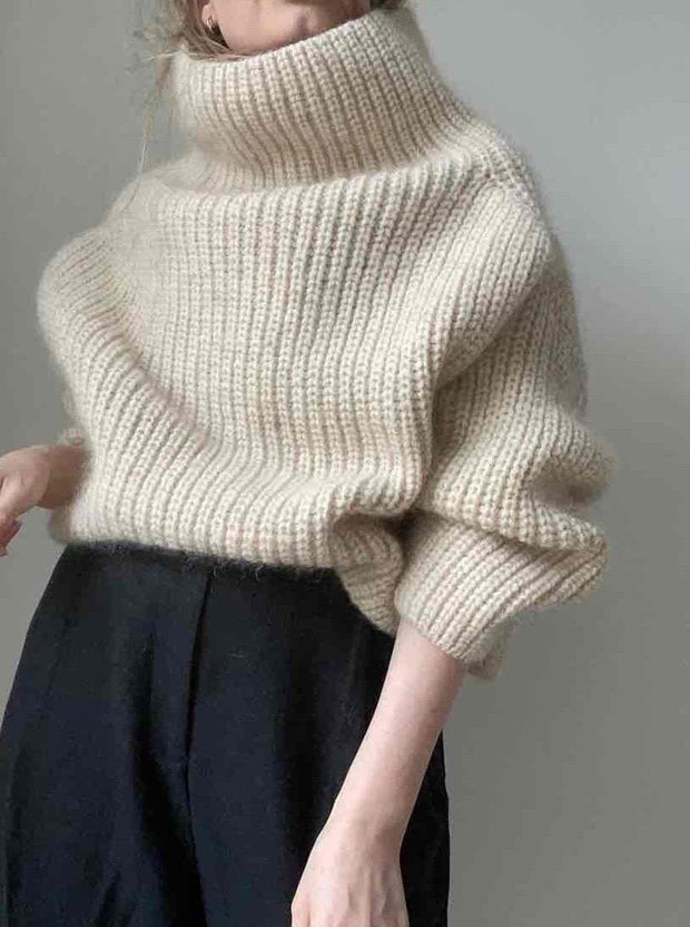 Gujo sweater by Aegyo Knit, No 1 + Silk Mohair yarn kit (excl pattern) Knitting kits Aegyo Knit