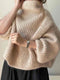 Gujo sweater by Aegyo Knit, No 1 + Silk Mohair yarn kit (excl pattern) Knitting kits Aegyo Knit