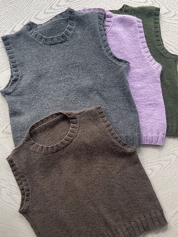 Hello Friend Vest | Timeless Vest | Designed by Leslie Friend