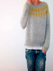 Humulus sweater af Isabell Kraemer, No 1 kit Strikkekit Isabell Kraemer