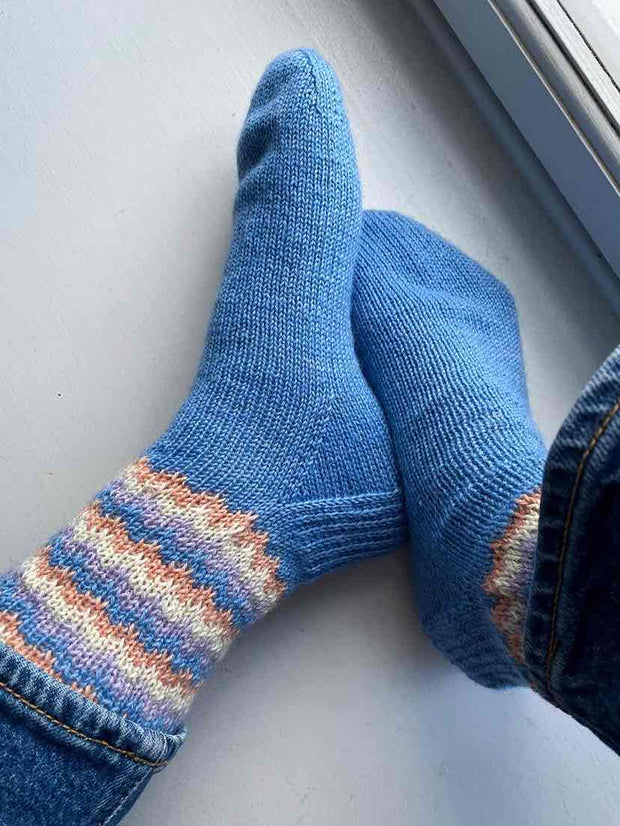 Inge socks, knitting kit in Önling No 18