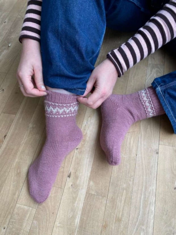 Inka socks, knitting kit in Önling No 18