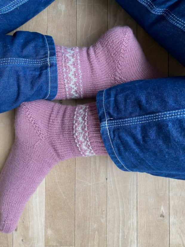 Inka socks, knitting pattern