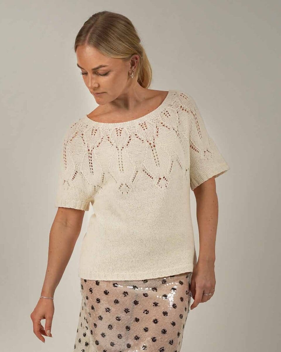 Iris Summer Top | Summer favorite lace knitting | Önling No 14
