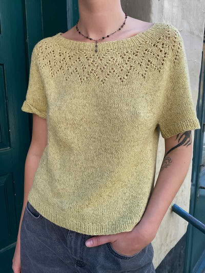 Irma T-shirt by Önling, Everyday knitting kit Knitting kits Önling - Katrine Hannibal 