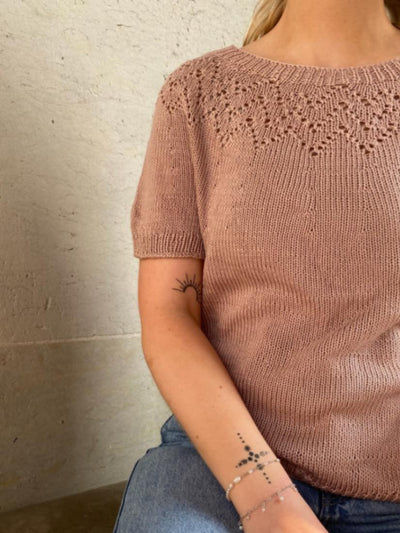 Irma T-shirt by Önling, knitting pattern