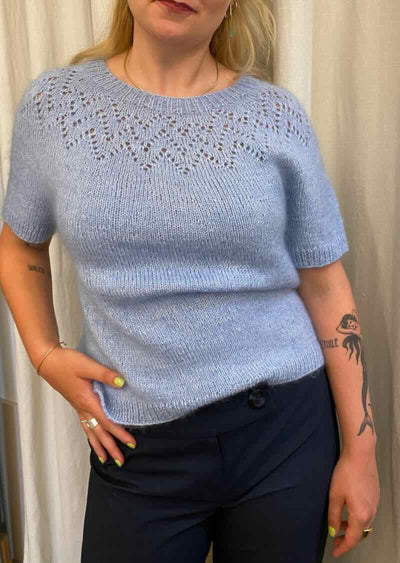 Irma T-shirt by Önling, knitting pattern Knitting patterns Önling - Katrine Hannibal 