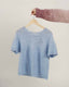 Irma T-shirt, No 12 + silk mohair knitting kit Knitting kits Önling - Katrine Hannibal