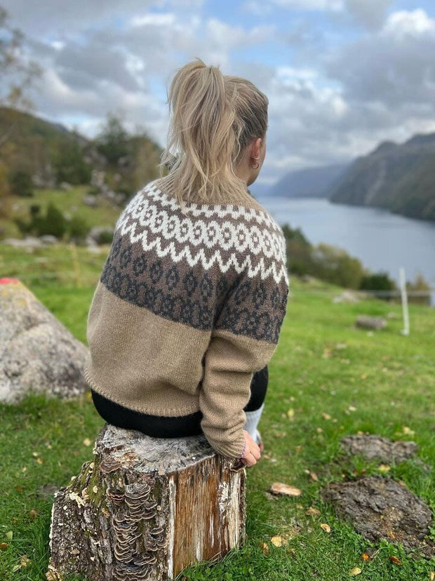 Isling Icelandic sweater by Önling, knitting pattern Knitting patterns Önling - Katrine Hannibal