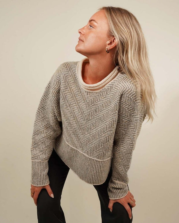 hiand ハイアンド　Line Knit Ensemble Cardigan Jazz Cardigan and Sweater | Hanne Falkenberg | Önling No 20