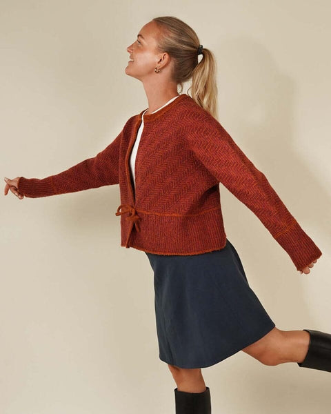 hiand ハイアンド　Line Knit Ensemble Cardigan Jazz Cardigan and Sweater | Hanne Falkenberg | Önling No 20