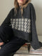 Jeju sweater, Aegyo Knit | Slate grey, Elephant grey, Winter white, Off - white