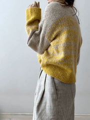 Johanne Loop sweater by Other Loops, No 16 + silk mohair yarn kit (ex pattern) Knitting kits Other Loops