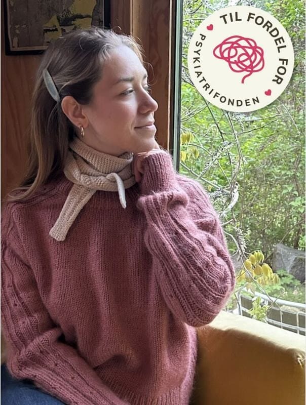Joy Scarf, No 2 knitting kit (donation to Mental Health Foundation Denmark)