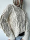 KLADDE MGL OPSKRIFT Rikke Twist Sweater by Rikke Jönsson, knitting pattern (UK, SE, NO, DE) Knitting patterns Rikke Jönsson 