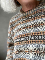 Krakær mens sweater by Ruth Sørensen, No 20 knitting kit Knitting kits Ruth Sørensen