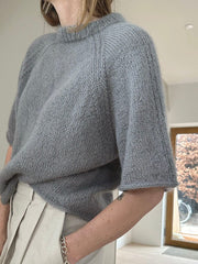 Lane Loop Tee by Other Loops, No 21 + silk mohair kit Knitting kits Other Loops