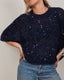 KLADDE MGL MÆNGDER Laura Sparkle Tee (short sleeves), No 12 + silk mohair + Cosmo Sparkle knitting kit Knitting kits Önling - Katrine Hannibal