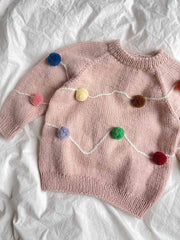 Let's Christmas Sweater by PetiteKnit, No 4 + silk mohair yarn kit (excl pattern)