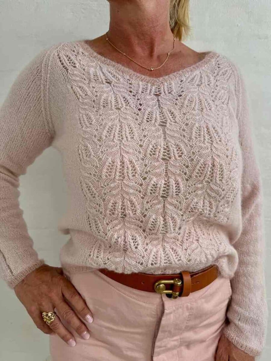 Vintage L 80s Mohair Sweater Purple The Gold Label De