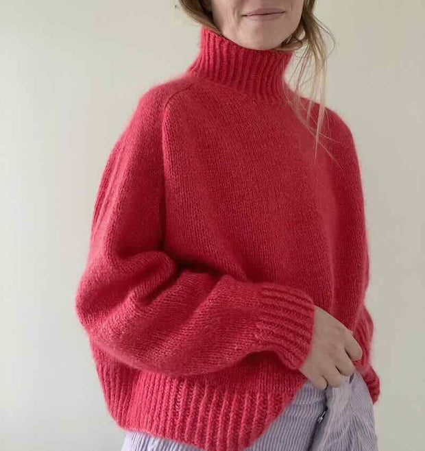 Majse sweater by Pastelkollektivet, No 20, No 12 + silk mohair knitting kit Knitting kits Pastelkollektivet