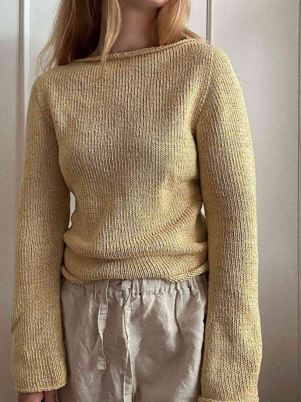 MANGLER OVERSÆT. AF BRØDTEKST Blouse no 1 by My Favourite Things Knitwear, No 14 + 12 yarn kit (excl pattern) Knitting kits My Favourite Things Knitwear 