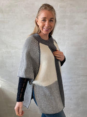 Mariager cape/vest af Hanne Falkenberg, No 2 strikkekit Strikkekit Hanne Falkenberg