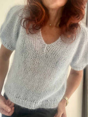 Mega Vibe Tee by Knit your Vibe, No 21 + silk mohair yarn kit (ex pattern)