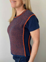 Mikko blouse by Hanne Falkenberg, No 21 knitting kit Knitting kits Hanne Falkenberg 