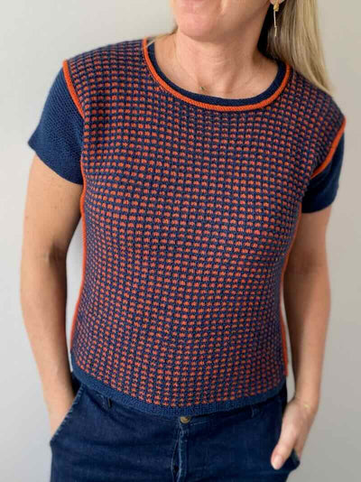Mikko blouse by Hanne Falkenberg, No 21 knitting kit Knitting kits Hanne Falkenberg 