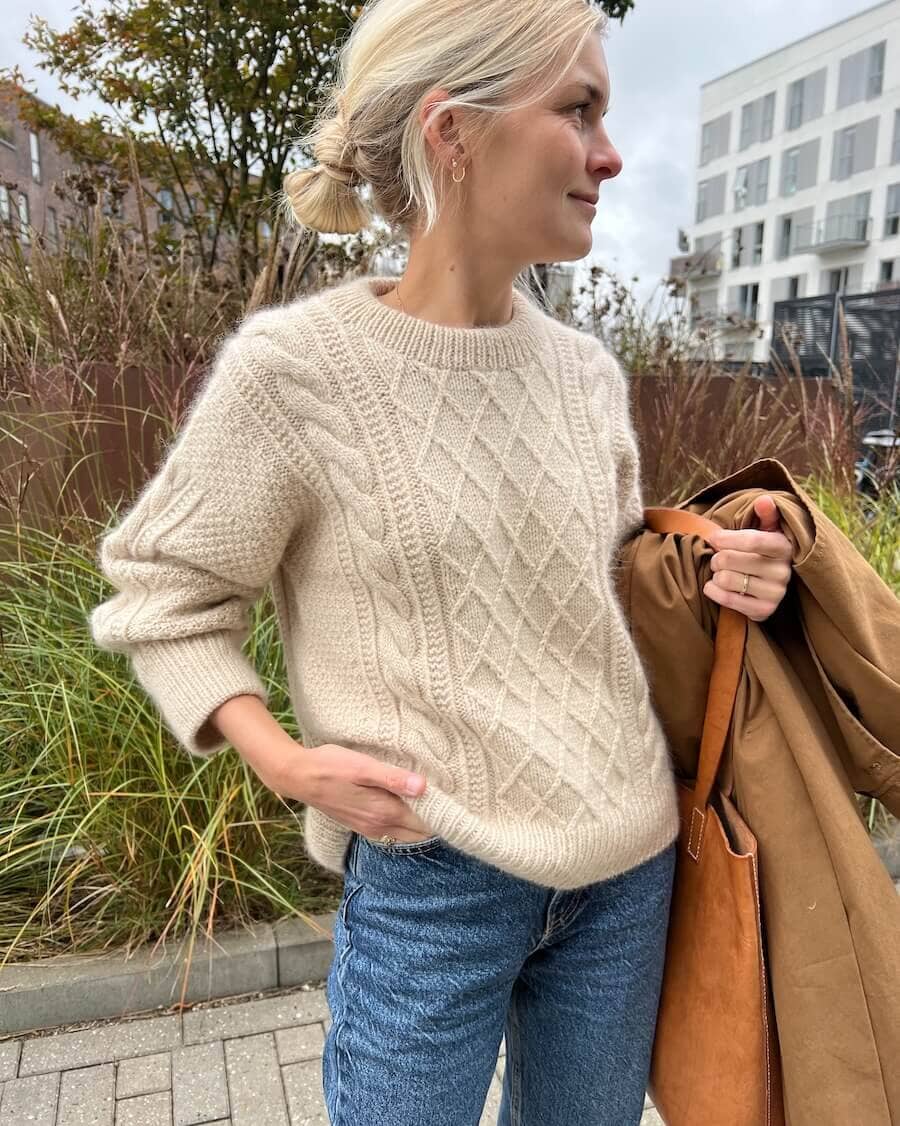 Moby sweater from Petiteknit, No yarn kit