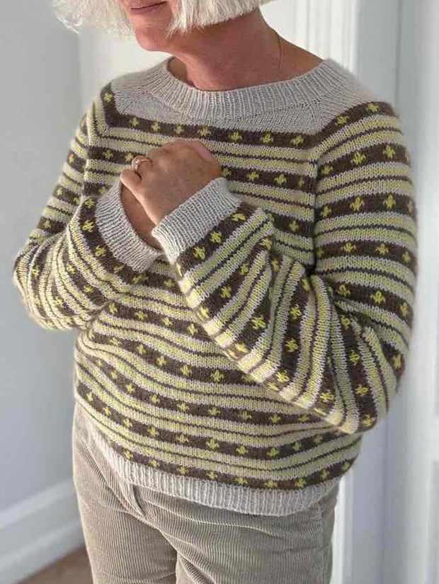 Nautic Sweater, knitting kit in Önling No 1 Knitting kits Lenes knitwear