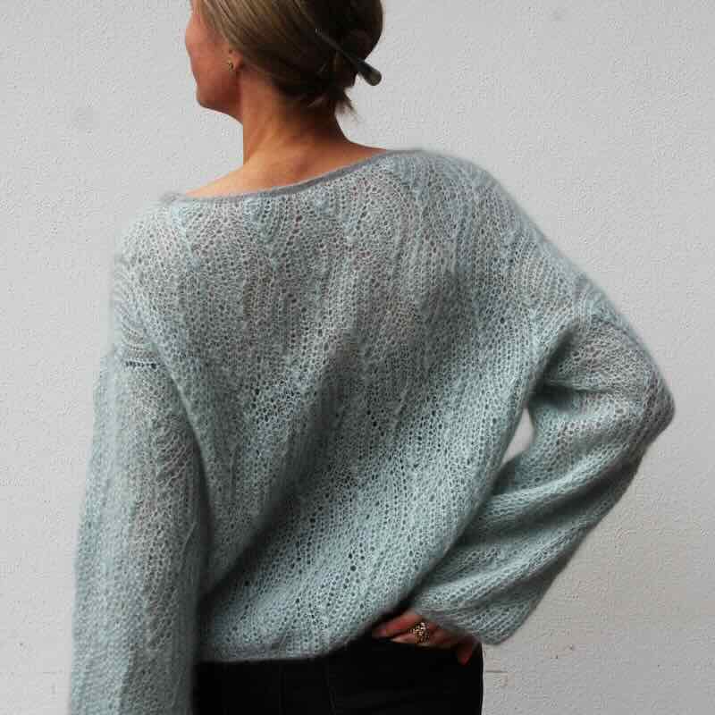 No 18 sweater by VesterbyCrea, knitting pattern (UK, DE)