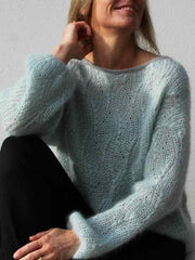 No 18 sweater by VesterbyCrea, Silk mohair kit Knitting kits VesterbyCrea