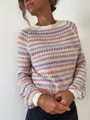 No 44 sweater fra VesterbyCrea, strikkeopskrift Strikkeopskrift VesterbyCrea