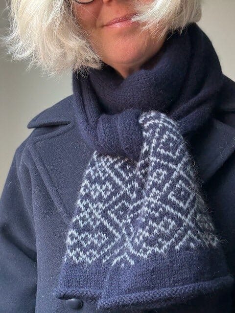Northern Scarf by Lenes Knitwear, knitting pattern (UK, NO, DE)