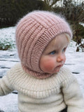 November Balaclava for kids and babies by PetiteKnit, No 1 + Silk mohair kit Knitting kits PetiteKnit