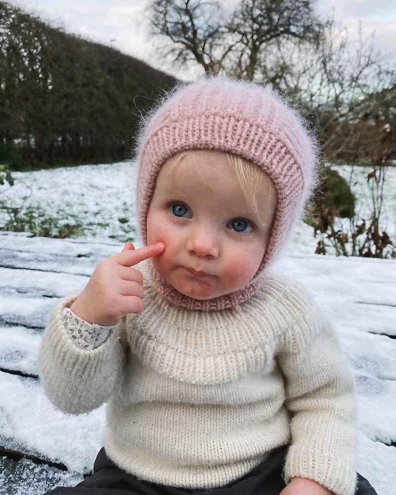 November Balaclava for kids and babies by PetiteKnit, No Silk moha