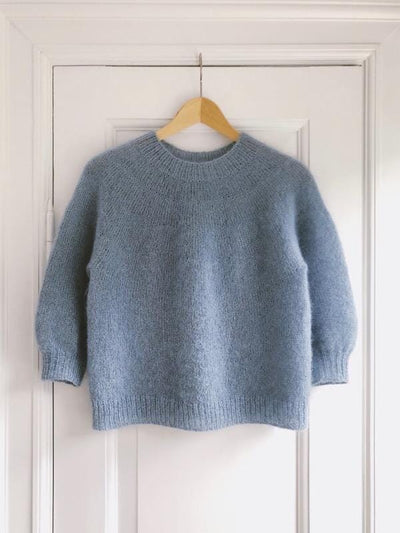 Strikkekit til 'Novice Sweater - Mohair Edition' fra PetiteKnit, i Önling No 10 eller Mohair by Canard