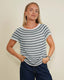 Striped summer top by Önling, No 21 knitting kit