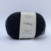 Önling No 1 - merino and angora yarn Yarn Lanecardate Charcoal grey (3566)