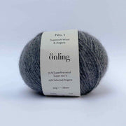 Önling No 1 - merino and angora yarn Yarn Lanecardate Dark grey (3563, grigio 3)