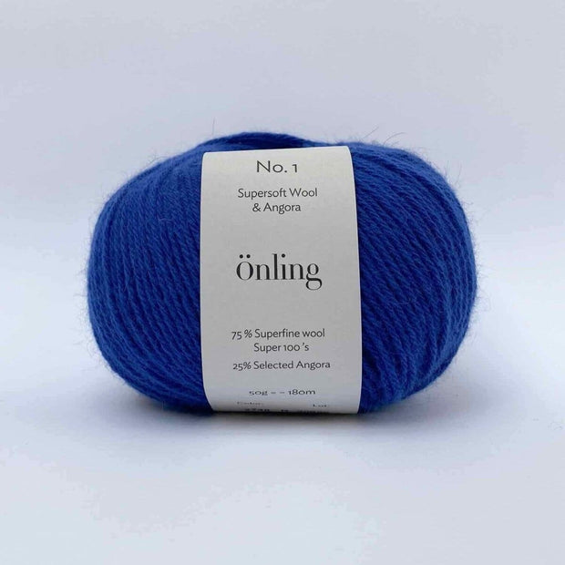 Önling No 1 - merino and angora yarn Yarn Lanecardate Ocean blue (2748, oltremare)