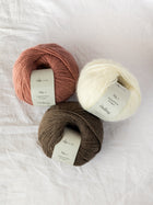 Vesterhavet sweater by Önling, No 1 + Silk Mohair knitting kit Knitting kits Önling - Katrine Hannibal 