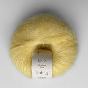 Önling No 10: Luxurious and exquisite silk mohair - Banana yellow (014)