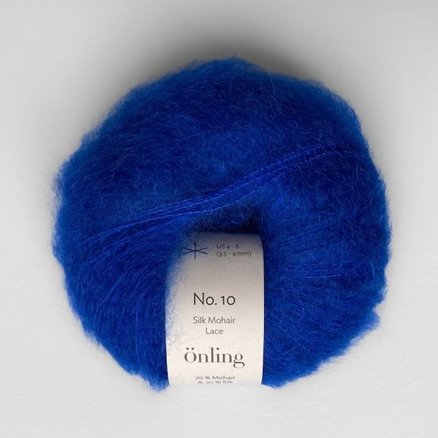 Önling No 10: Luxurious and exquisite silk mohair - Cobolt blue (045)